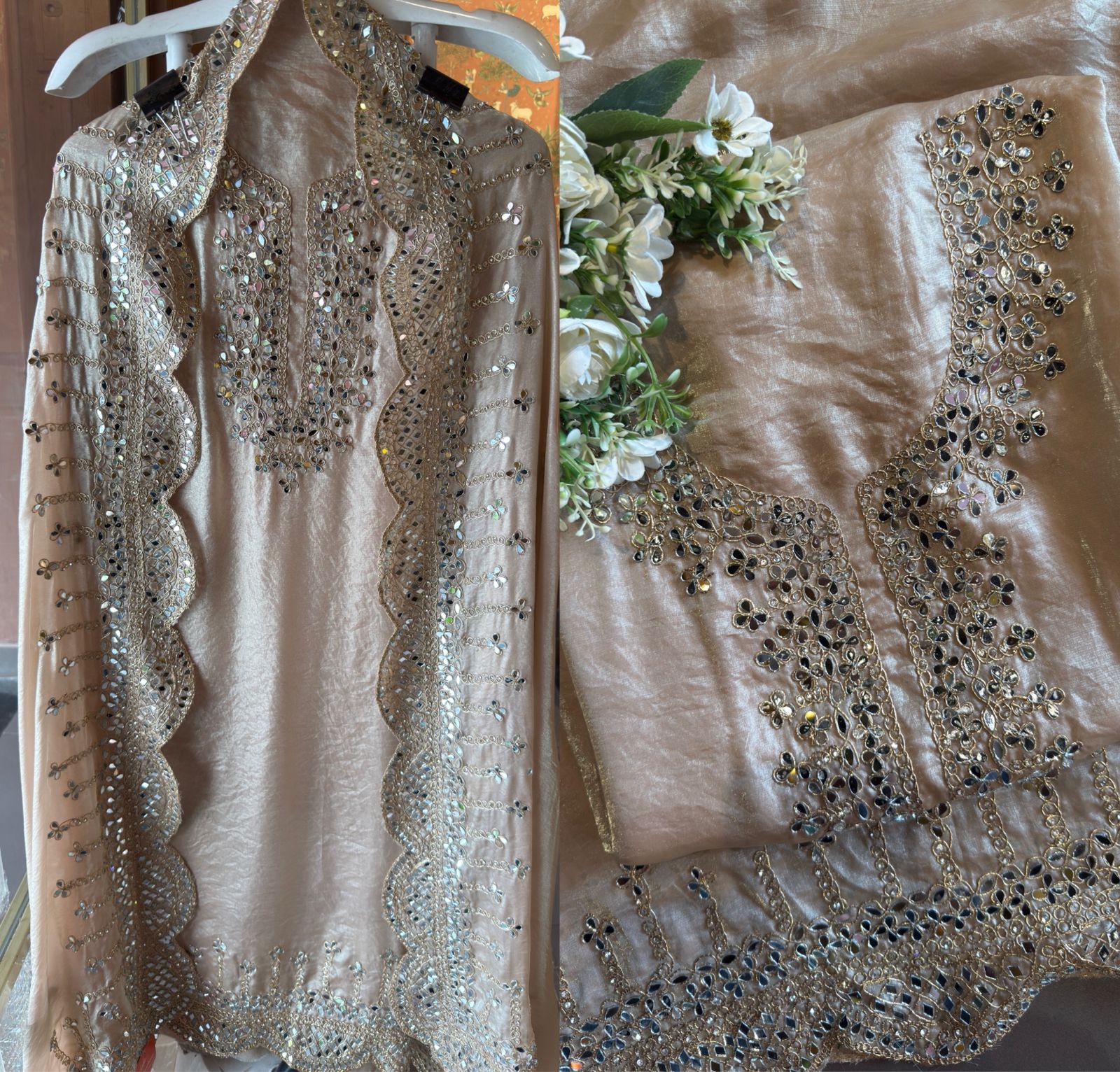 Pure glass tissue shirt